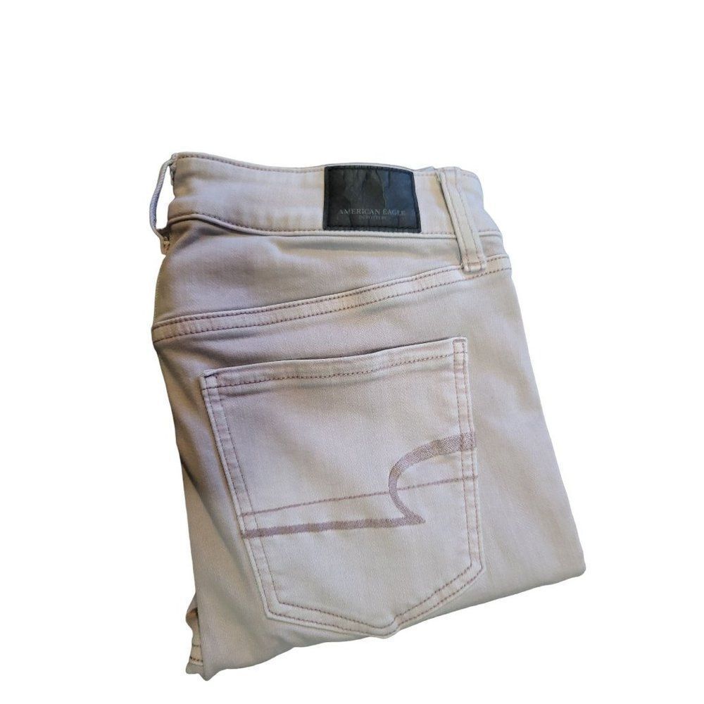 American Eagle Next Level‎ Stretch X Purple Denim Sz 2 Regular Jeans Women